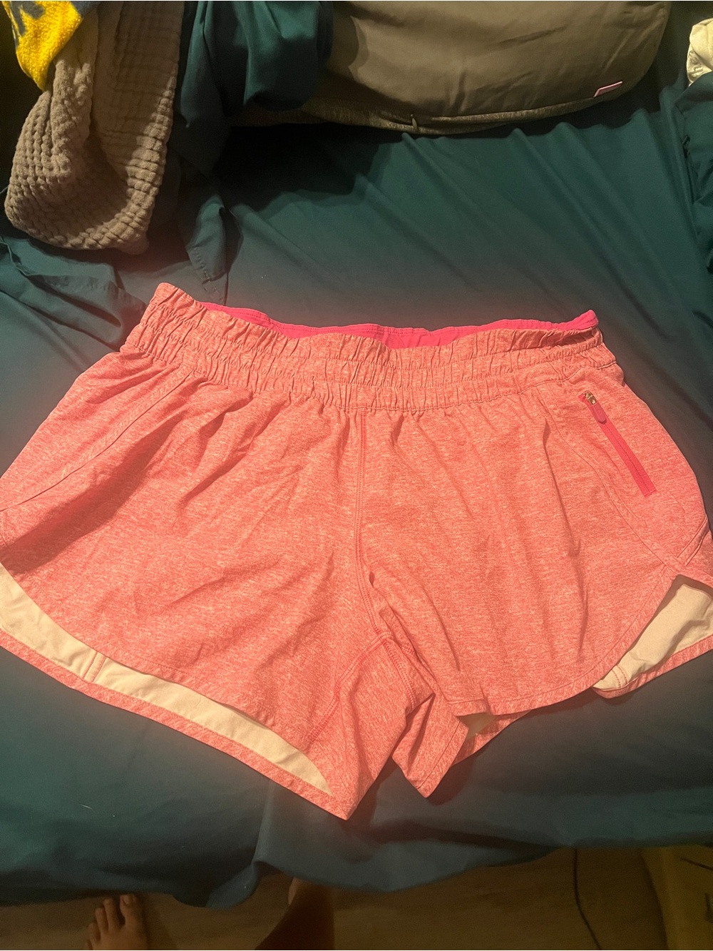 lululemon athletica Heather Pink Athletic Shorts